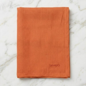 Tovaglia - Linen tablecloth Orange
